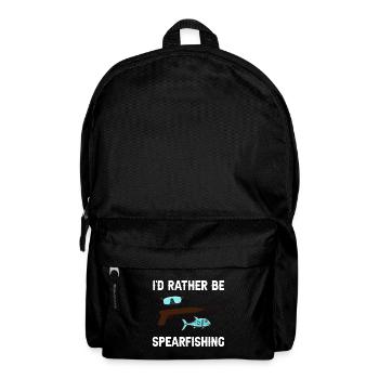 Speerfischen Speerfischer Fische Speer Fischer - Rucksack - Schwarz - Vorne