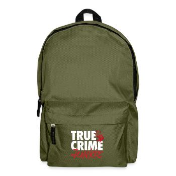 True Crime Lover - Podcasts - Rucksack - Olivgrün - Vorne
