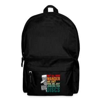 Disc Golf Disc Golfing - Backpack - black - Front