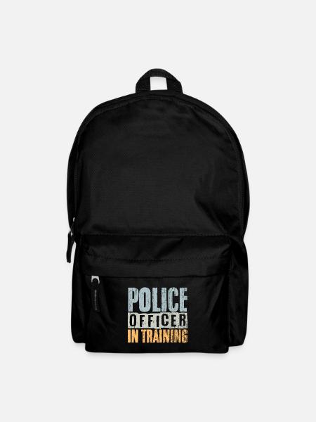 Un policier d’époque en formation pour un avenir - Sac à dos - noir