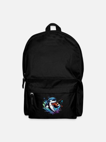 Orque jouant du violon - Sac à dos - noir