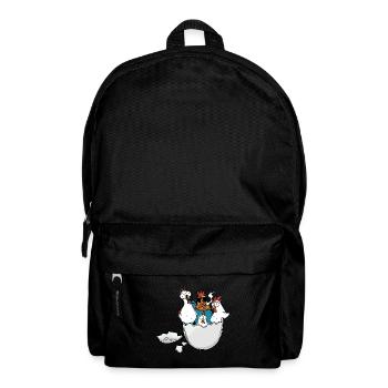 Coquille d’œuf Poulets Oeufs de Pâques Volaille Volaille - Sac à dos - noir - Devant
