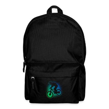 Radfahren Damen MTB Radfahrer Herren Mountainbike - Rucksack - Schwarz - Vorne