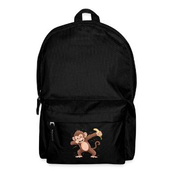 Niedlicher Affe für Kinder für Kinder - Rucksack - Schwarz - Vorne