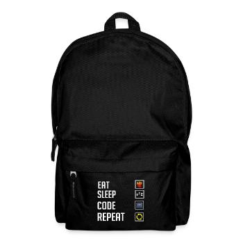 Programmeur Programmation Ordinateur Développeur Pc - Sac à dos - noir - Devant
