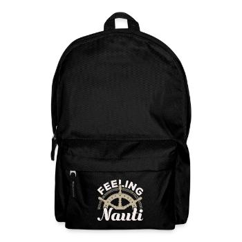 Sentiment Nauti Sailor Navire Nautique Marin - Sac à dos - noir - Devant