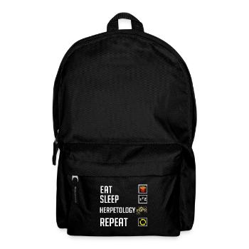 Herpetology Reptiles Herpetologist Lizards - Backpack - black - Front