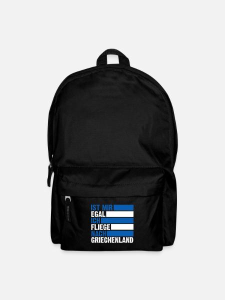 Griechen Grieche Griechenland - Rucksack - Schwarz