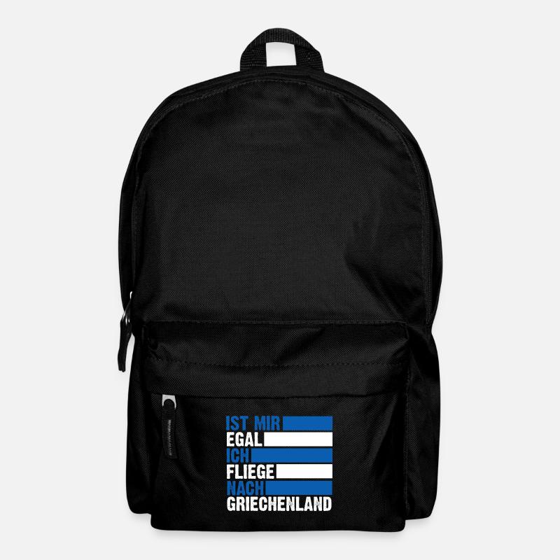 Griechen Grieche Griechenland - Rucksack - Schwarz
