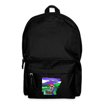 Angler, Skeleton Fishing, Fishing, Hobby, Fishing, Nature - Backpack - black - Front