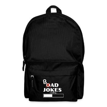 Bad dad jokes Father's Day Gift - Backpack - black - Front