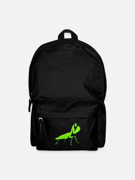 Gottesanbeterin Mantis Religiosa Instekt - Rucksack - Schwarz