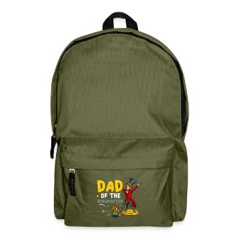 Circus Birthday Party Papa Theme Ringmaster - Backpack - olive green - Front