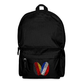 Empreinte digitale Hollande Pays-Bas Néerlandais - Sac à dos - noir - Devant
