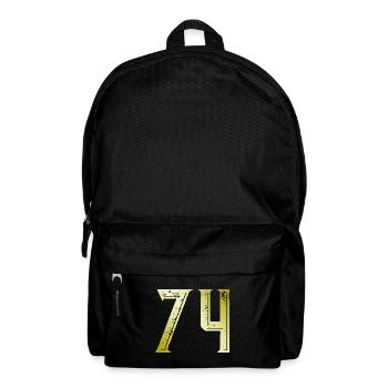 Symbole numérique 74 - Sac à dos - noir - Devant