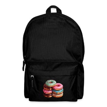 Donut für einen Donut-Liebhaber - Rucksack - Schwarz - Vorne