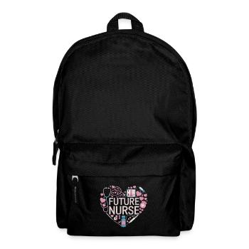 Future Nurse Krankenschwester Ausbildung - Rucksack - Schwarz - Vorne