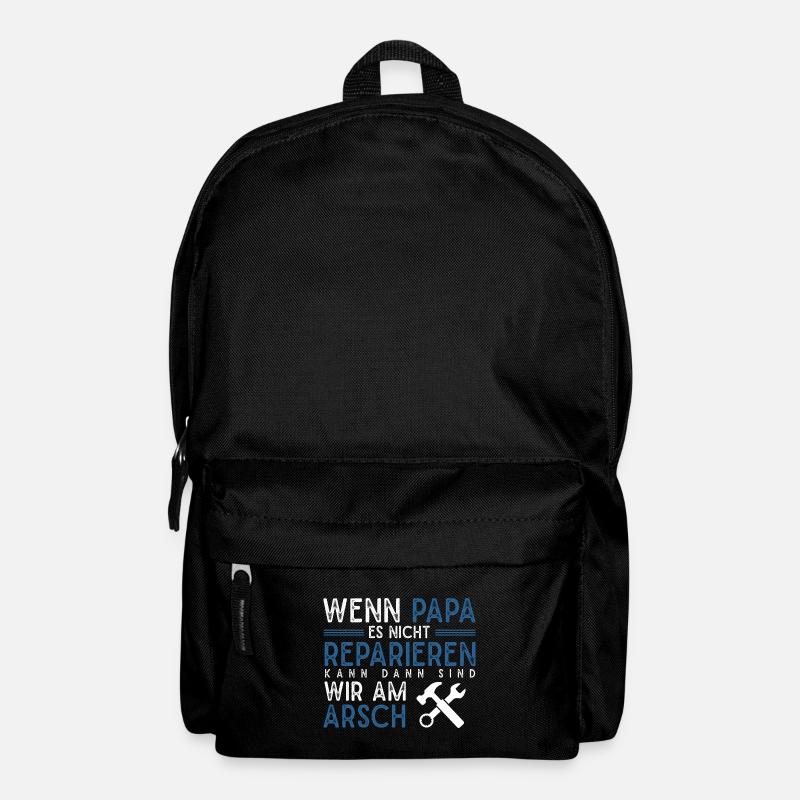 Handwerker Bester Vater Reparieren Papa - Rucksack - Schwarz