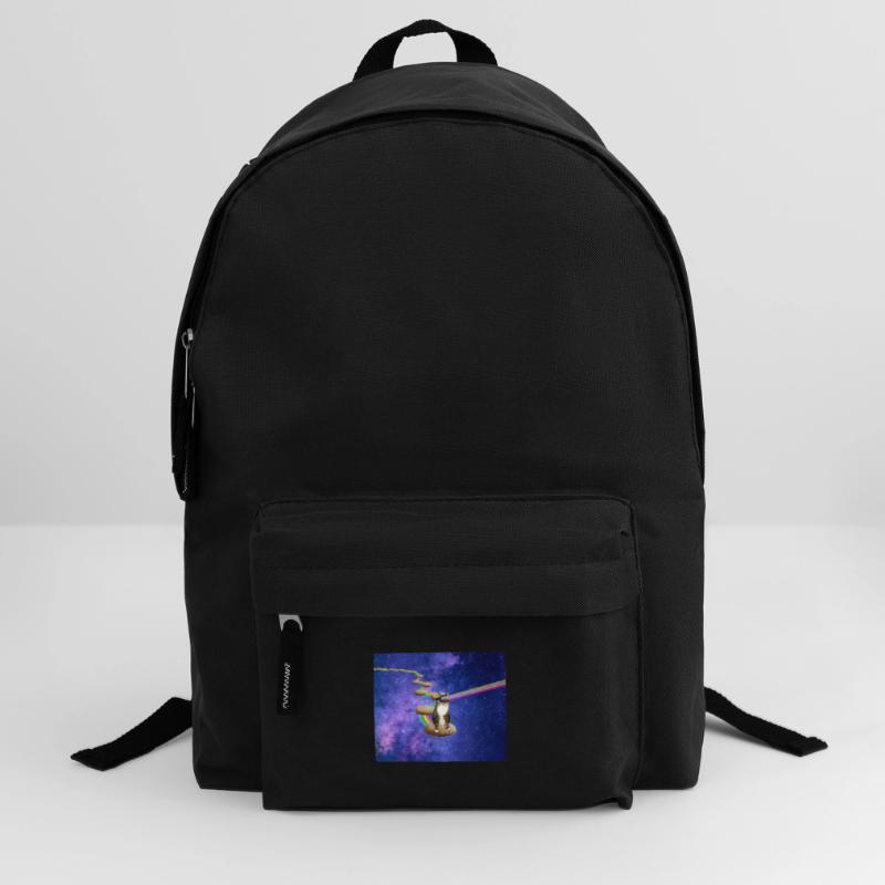 Mignon chat tigré dans l’espace Sac à dos
