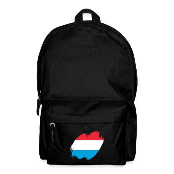 Luxembourg Flag Luxembourg flag Home - Backpack - black - Front