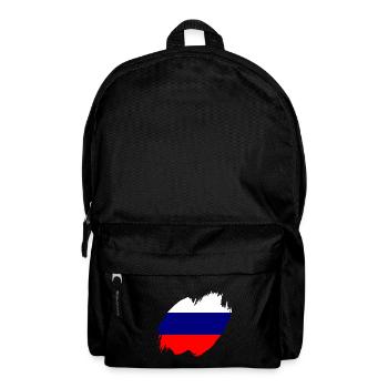 Drapeau de russie Vintage Drapeau russe d’occasion Look - Sac à dos - noir - Devant