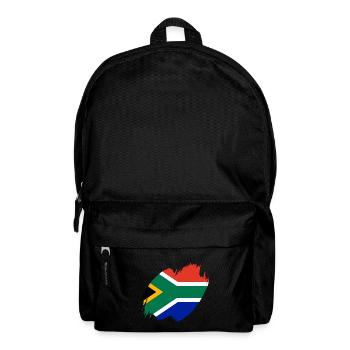 Afrique du Sud Drapeau Afrique Afrique Afrique du Sud - Sac à dos - noir - Devant
