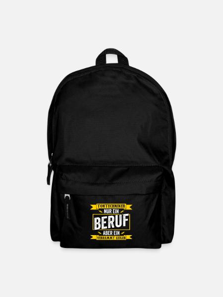 Toningenieur Tontechnik Tontechniker - Rucksack - Schwarz