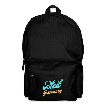 Bleib Geschmeidig Lustiger Spruch Cool Geschenk - Rucksack - Schwarz - Vorne