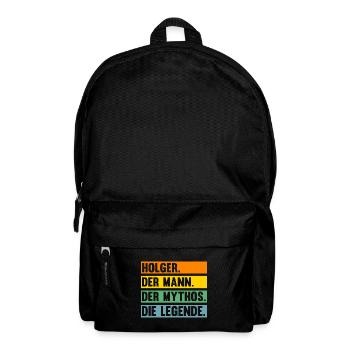 Holger - Rucksack - Schwarz - Vorne