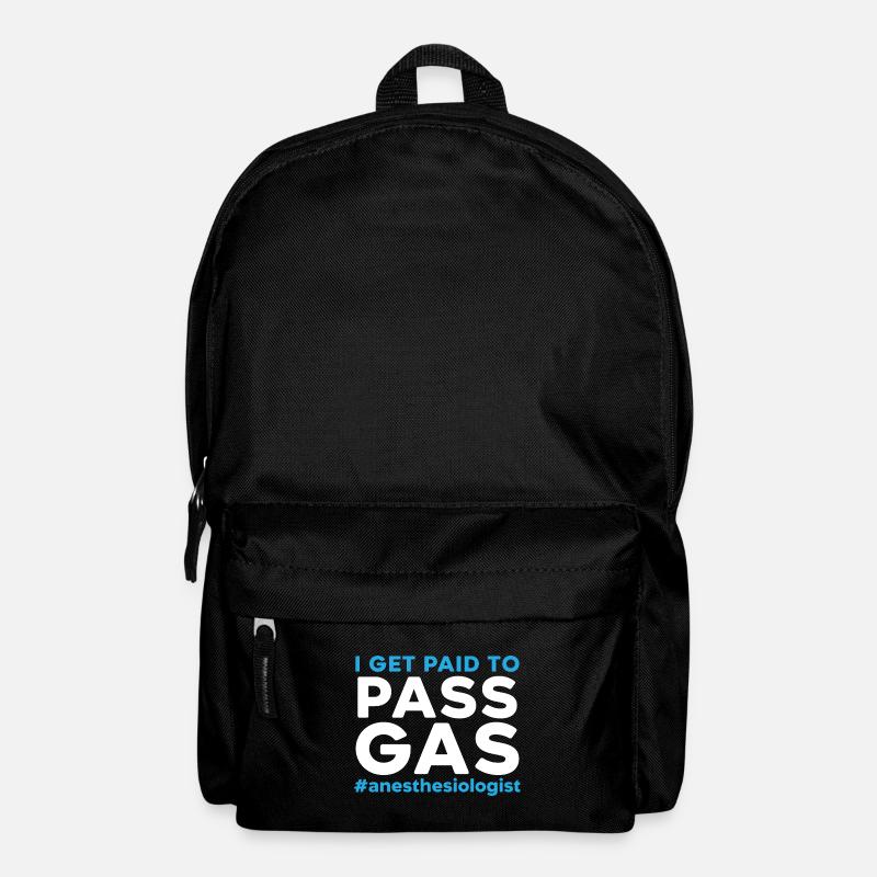 Je suis payé pour marcher sur l’essence #Anästhesist - Sac à dos - noir