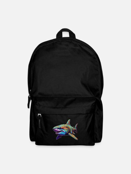 Requin - Sac à dos - noir