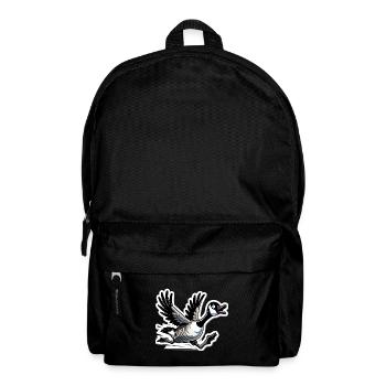 Funny Canadian Goose Illustration - Backpack - black - Front