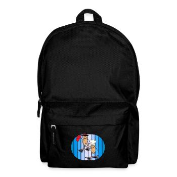 Erdnüsse Geburtstag Geburtstagsgrüße Torte Herz - Rucksack - Schwarz - Vorne