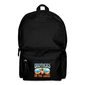 Brothers On The Loose Geschwisterreise - Rucksack - Schwarz - Vorne