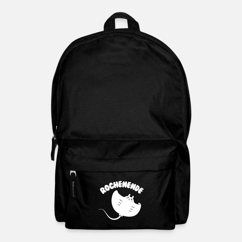 Funny Ray End Gift for Manta Ray Fans - Backpack - black
