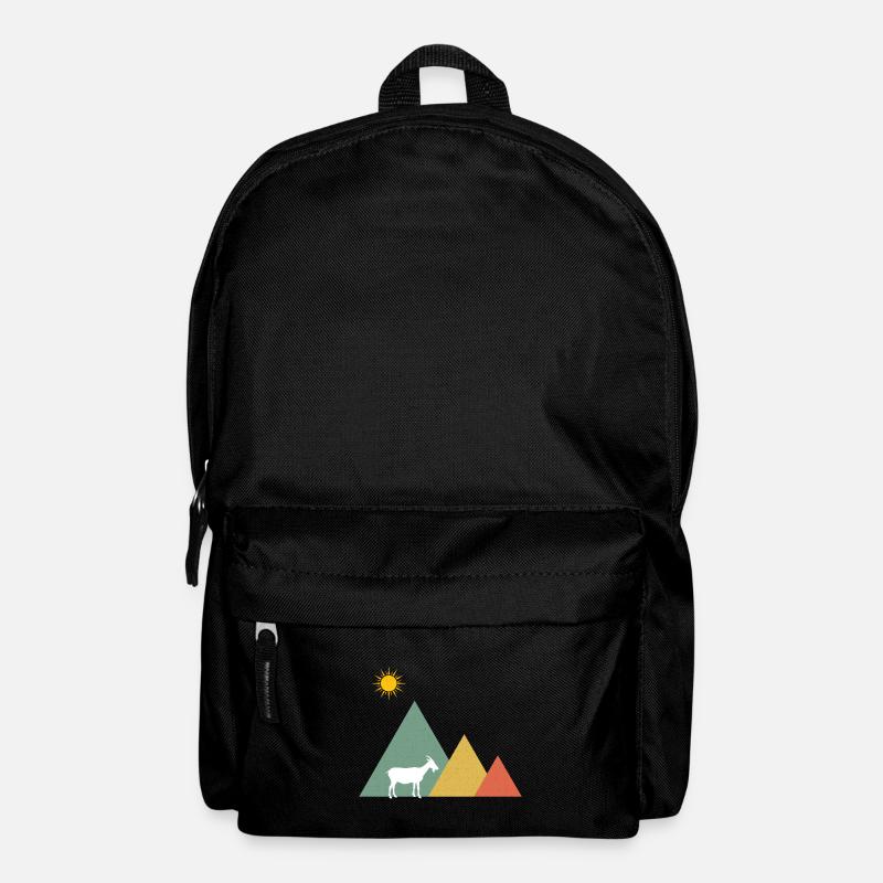 Ziege Ziegenbock Alpen - Rucksack - Schwarz