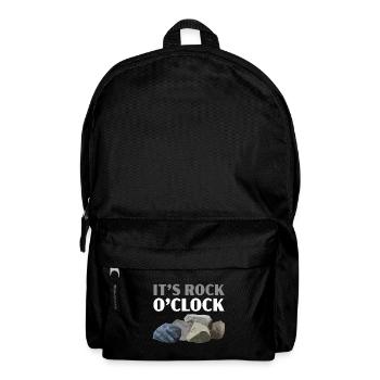 C’est Rock O’clock Geology Stone Collecting - Sac à dos - noir - Devant