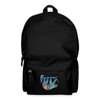 Scuba Diving Sloth Lazy Animal Diving I Gift - Backpack - black - Front