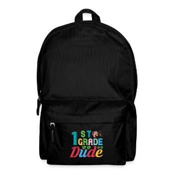 1. Klasse Dude Rainbow Girls Boys Teacher Team - Rucksack - Schwarz - Vorne