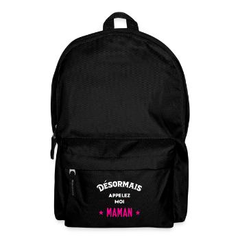 Idée D'Annonce De Grossesse - Sac à dos - noir - Devant