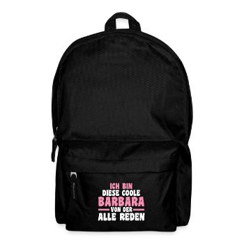 Barbara - Rucksack - Schwarz - Vorne