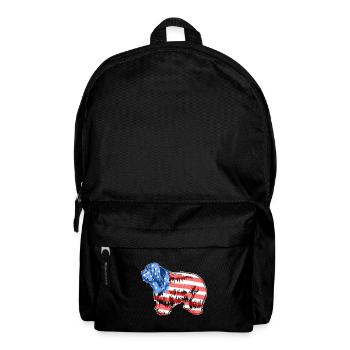 Old English Sheepdog Old English Sheepdog Flag - Backpack - black - Front