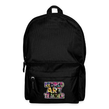 Retired Art Teacher - Backpack - black - Front