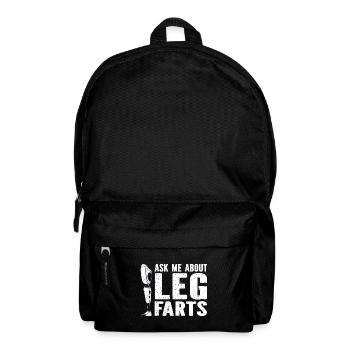 Artificial leg design for leg prostheses - Backpack - black - Front