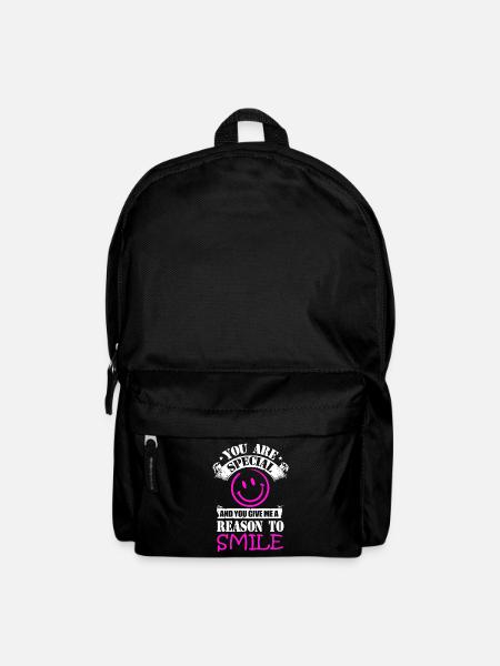 Vater Mutter Sohn Tochter Freund Lachen Geschenk - Rucksack - Schwarz
