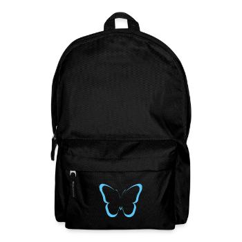 schmetterling butterfly - Rucksack - Schwarz - Vorne