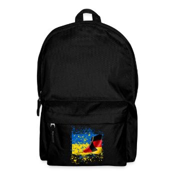 Ukraine German Friends Flag - Backpack - black - Front