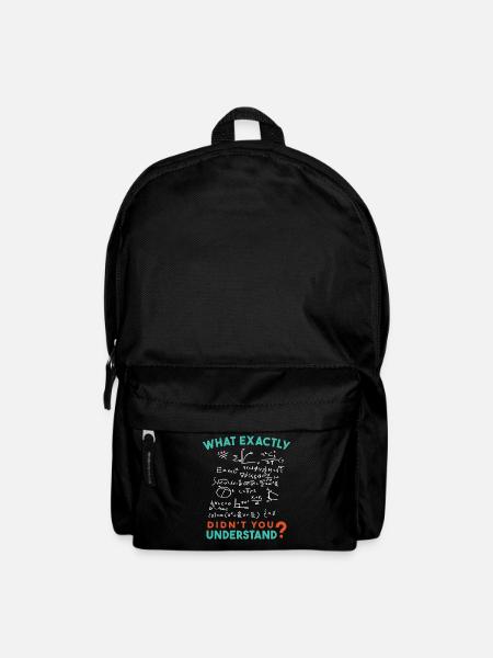 Physics Math Formula Joke - Backpack - black