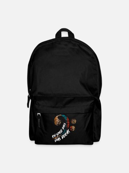 Ich spiele Bass das reicht - Rucksack - Schwarz