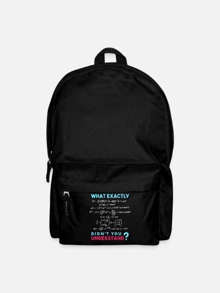 Physik Formel Scherz Lustig Mathe - Rucksack - Schwarz